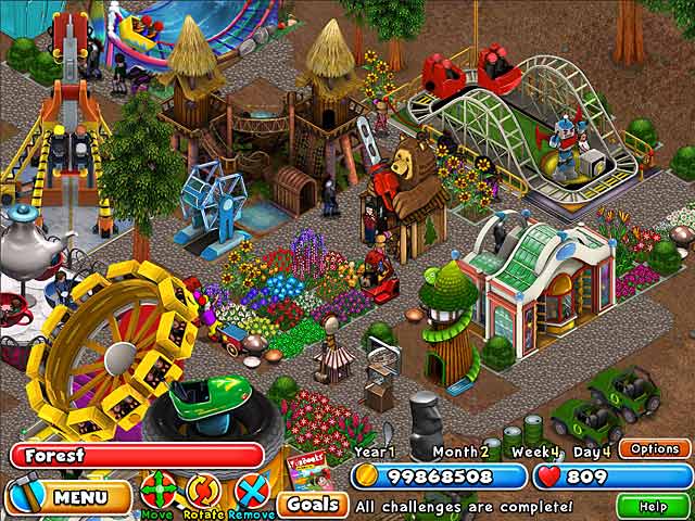 theme park game download for mac